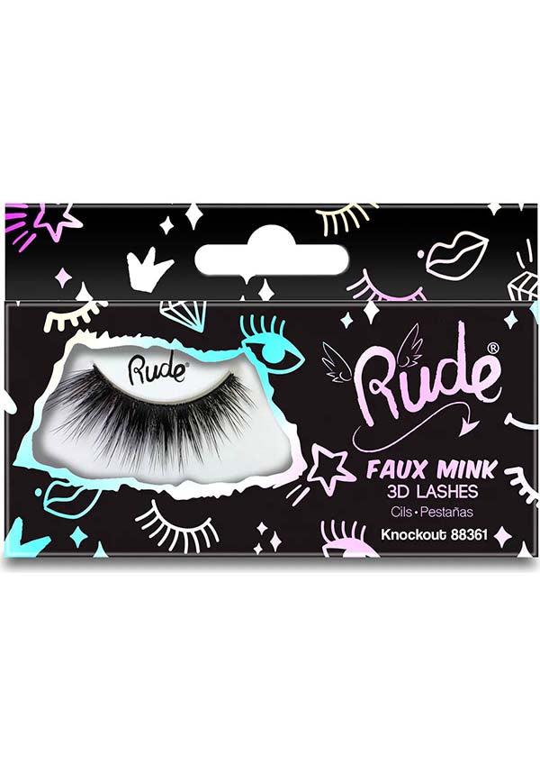 Essential [Knockout] | 3D LASHES - Beserk - all, black, clickfrenzy15-2023, cosmetics, discountapp, eye, eyelashes, eyes, fake, fp, gothic cosmetics, labelvegan, lashes, make up, makeup, may21, R270521, rude cosmetics, vegan