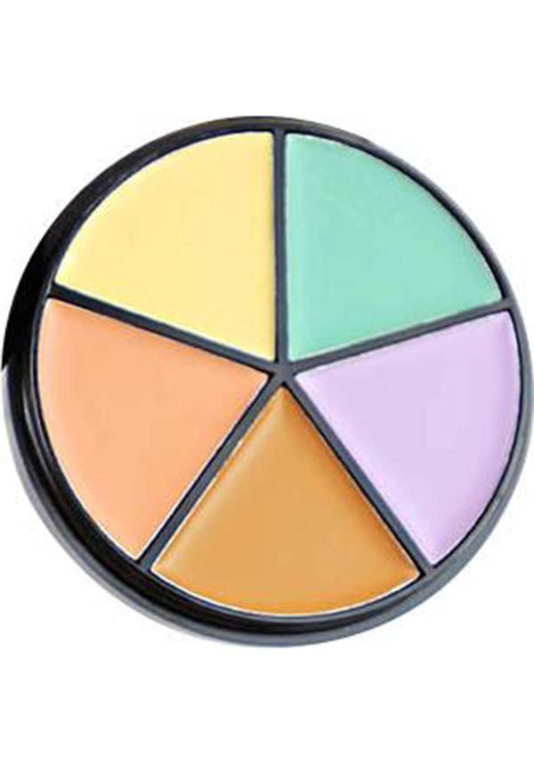 Fabulous [Corrector] | CONCEALER WHEEL - Beserk - all, clickfrenzy15-2023, colour corrector, concealer, cosmetics, cruelty free, discountapp, fp, labelvegan, make up, makeup, may21, R270521, rude cosmetics, sfx, special effects, special effects makeup, special fx makeup, steampunk, vegan