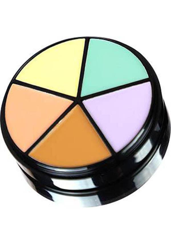 Fabulous [Corrector] | CONCEALER WHEEL - Beserk - all, clickfrenzy15-2023, colour corrector, concealer, cosmetics, cruelty free, discountapp, fp, labelvegan, make up, makeup, may21, R270521, rude cosmetics, sfx, special effects, special effects makeup, special fx makeup, steampunk, vegan