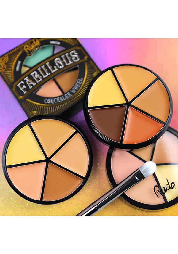 Fabulous [Corrector] | CONCEALER WHEEL - Beserk - all, clickfrenzy15-2023, colour corrector, concealer, cosmetics, cruelty free, discountapp, fp, labelvegan, make up, makeup, may21, R270521, rude cosmetics, sfx, special effects, special effects makeup, special fx makeup, steampunk, vegan