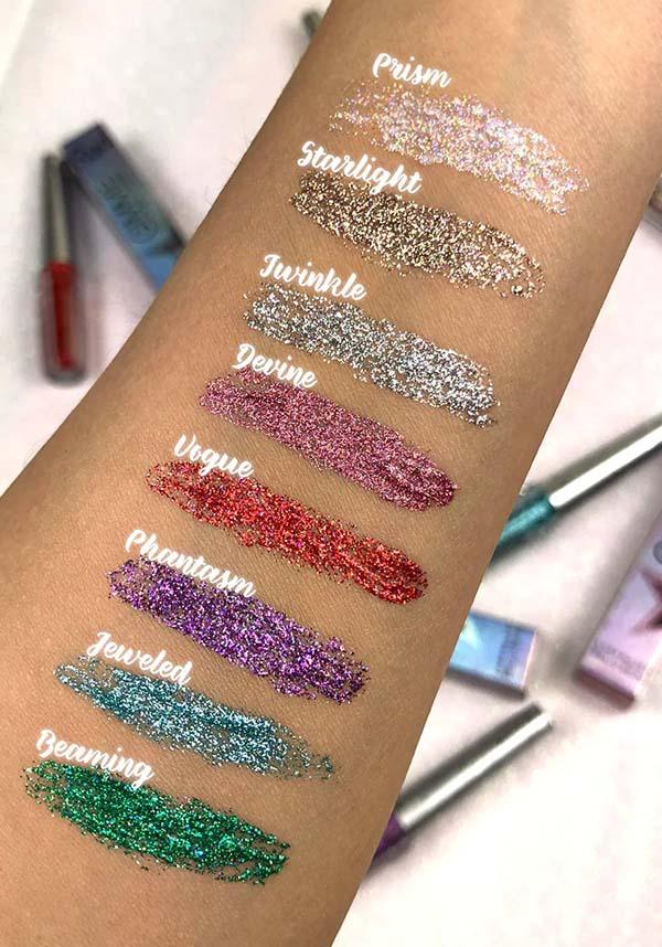 Gimme Glitter [Beaming] | LINER - Beserk - all, christmas cosmetics, clickfrenzy15-2023, cosmetic glitter, cosmetics, cruelty free, discountapp, eye, eyeliner, eyes, fp, glitter, green, labelvegan, liner, liquid eyeliner, make up, makeup, nov20, rude cosmetics, vegan