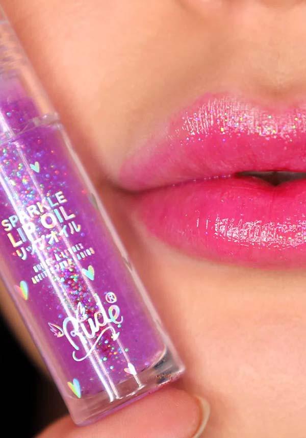 Manga [Grape] | SPARKLE LIP OIL - Beserk - all, christmas gift, christmas gifts, clickfrenzy15-2023, cosmetic glitter, cosmetics, cute, dec22, discountapp, fp, gift, gift idea, gift ideas, gifts, glitter, googleshopping, grape, labelvegan, lip, lip gloss, lips, make up, makeup, oil, pink, R151222, RCS16706, sparkle, vegan