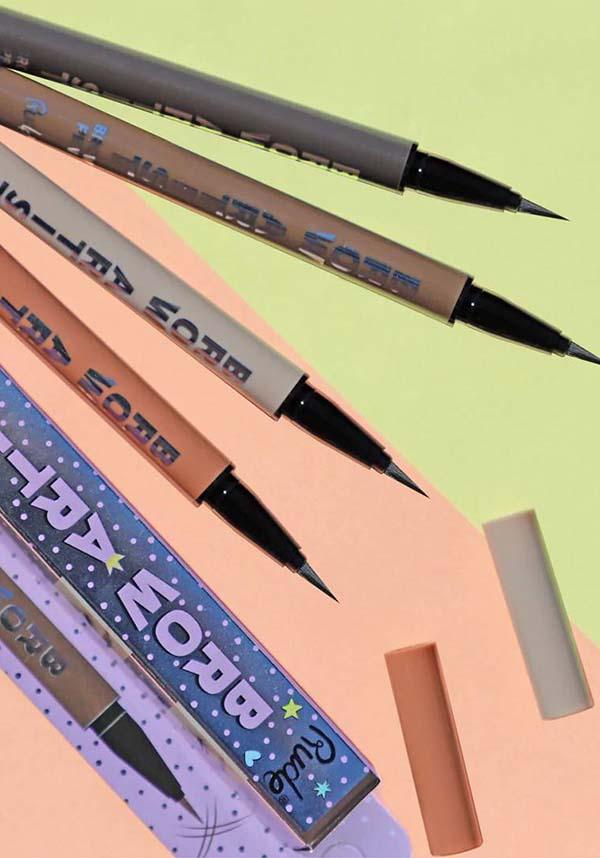 Brow Artist [Black Brown] | BROW PEN - Beserk - all, brown, clickfrenzy15-2023, cosmetics, cruelty free, cruetly free, dark brown, dec22, discountapp, eye, eyebrow, eyes, fp, googleshopping, labelvegan, make up, makeup, R151222, RCS16706, rude cosmetics, vegan
