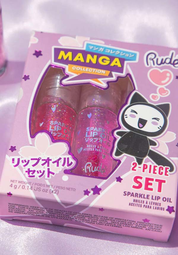 Manga [Strawberry/Grape Sparkle] | LIP OIL DUO
