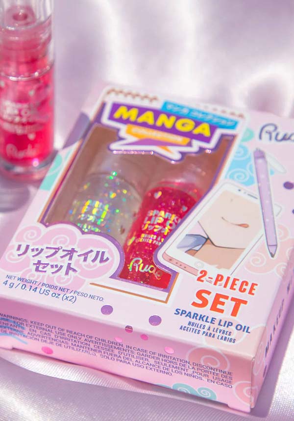 Manga [Watermelon/Mint Sparkle] | LIP OIL DUO