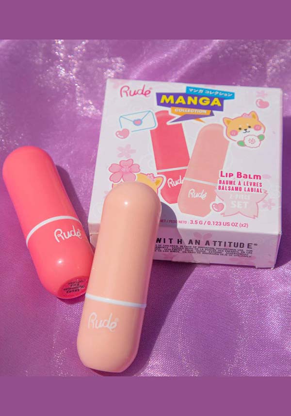 Manga [Watermelon/Peach Sparkle] | LIP BALM DUO*