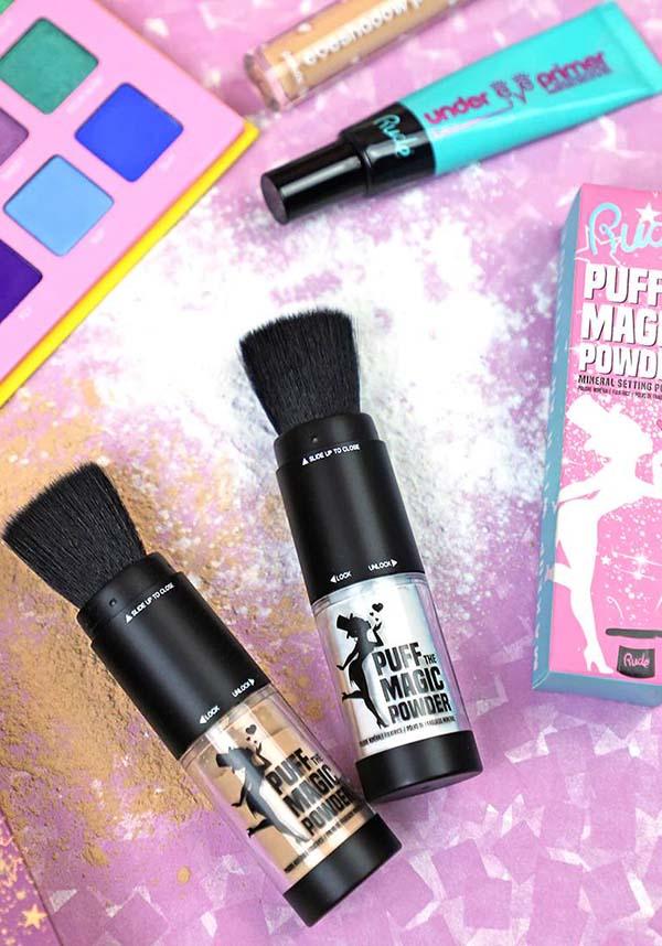 Puff The Magic Powder [Translucent] | MINERAL SETTING POWDER - Beserk - all, christmas cosmetics, clickfrenzy15-2023, cosmetics, cruelty free, discountapp, face, foundation, fp, labelvegan, loose powder, make up, makeup, nov20, powder, rude cosmetics, setting, translucent, vegan