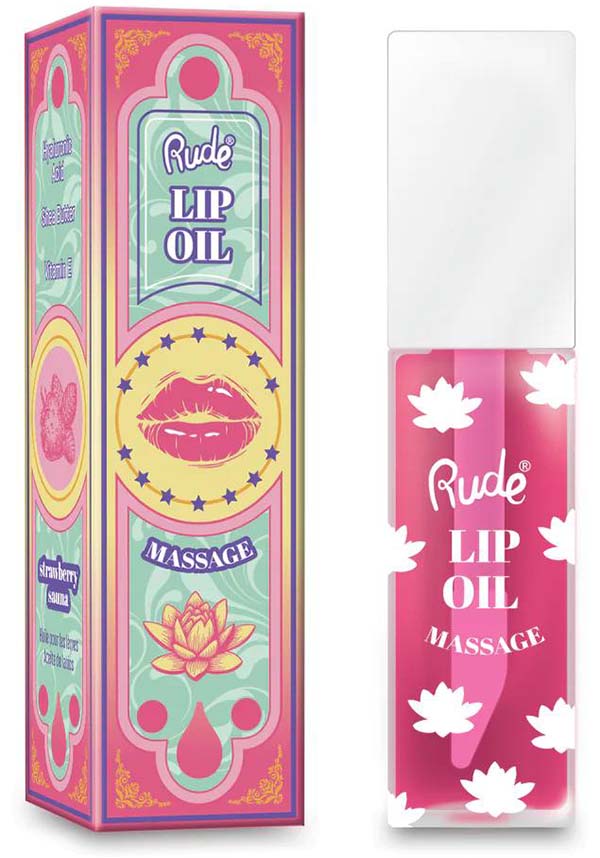 Strawberry Sauna | LIP OIL MASSAGE