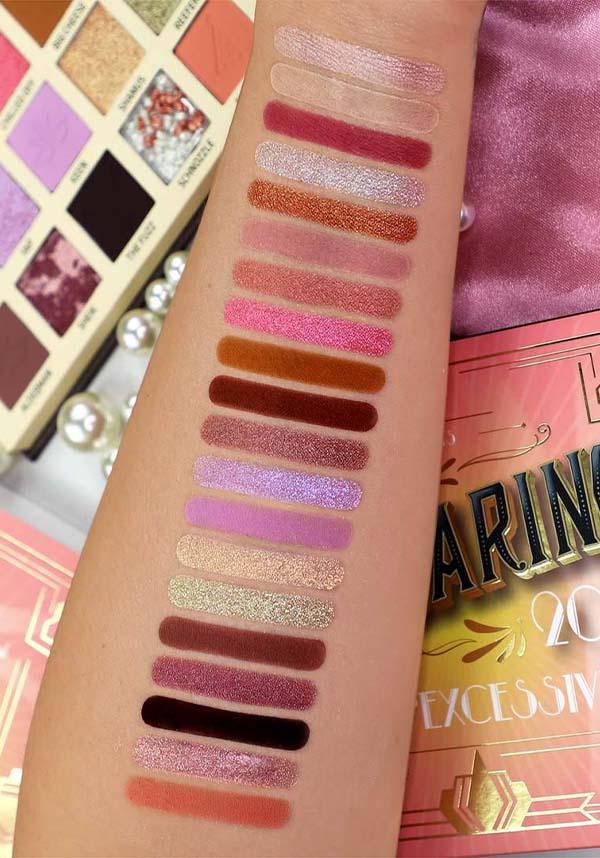 The Roaring Excessive 20’s | EYESHADOW PALETTE - Beserk - all, brown, clickfrenzy15-2023, cosmetic glitter, cosmetics, discountapp, eye, eyes, eyeshadow, eyeshadow pressed, fp, gift, gift idea, gift ideas, gifts, glitter, glitter cosmetics, googleshopping, make up, makeup, nude, palette, pink, purple, R210922, RC16476, rude cosmetics, sep22, Sept, shimmer