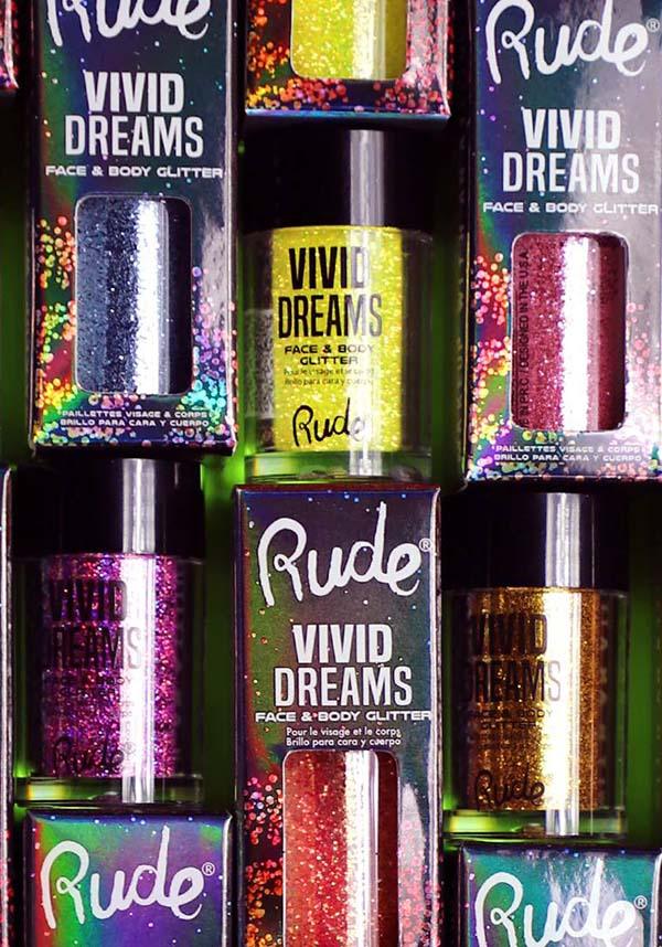 Vivid Dreams [Parallel Universe] | FACE & BODY GLITTER - Beserk - all, body glitter, clickfrenzy15-2023, colour shift, cosmetic glitter, cosmetics, cruelty free, dec20, discountapp, eyes, eyeshadow loose, fp, glitter, labelvegan, make up, makeup, rude cosmetics, shimmer, silver, sparkle, vegan
