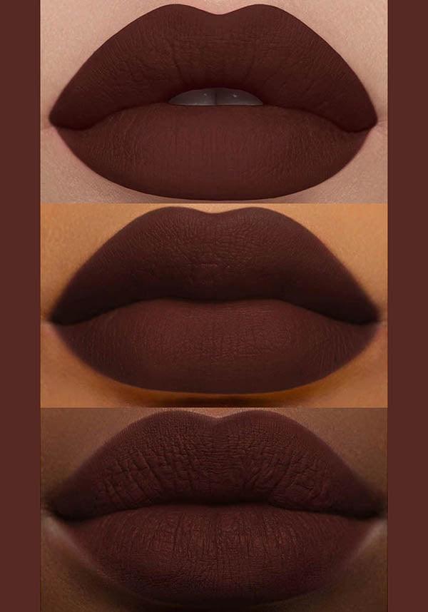 Dark brown liquid lipstick discount