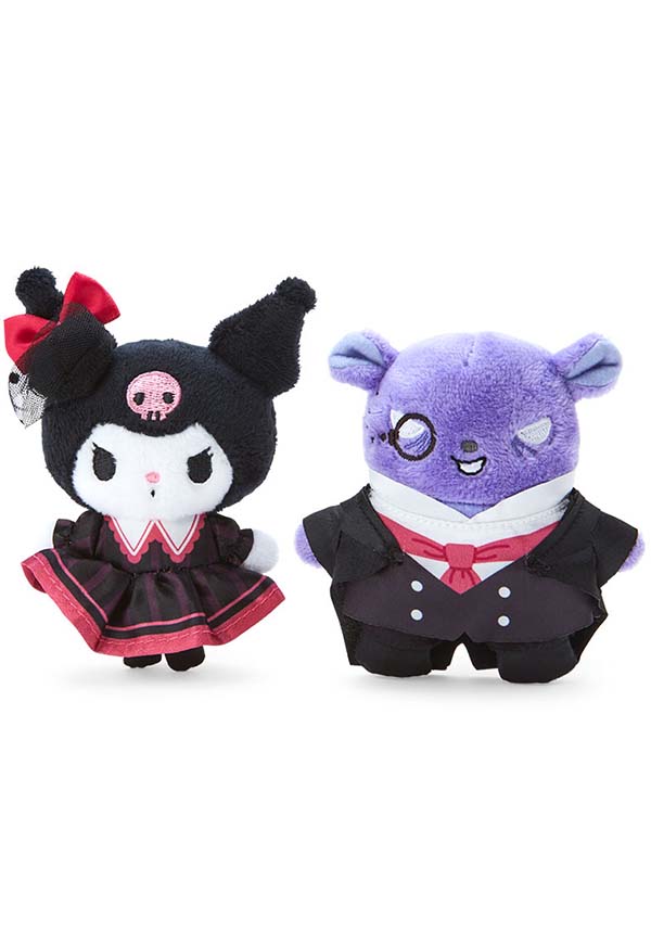 Sanrio Japan Kuromi Baku Dress Up Doll 4 pc Set Plush