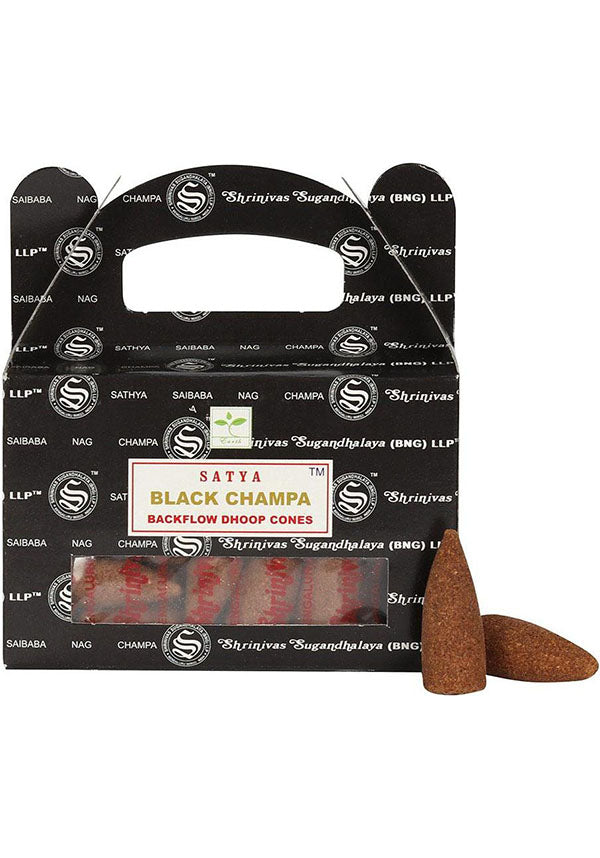 Black Champa Backflow | INCENSE CONES