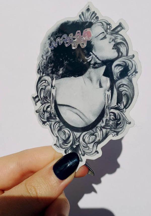 Bride Of Frankenstein | HOLOGRAPHIC STICKER - Beserk - all, clickfrenzy15-2023, discountapp, fp, frankenstein, goth, gothic, gothic homeware, gothic homewares, halloween homeware, halloween homewares, holographic, home, homeware, homewares, office and stationery, office homewares, pop culture, pop culture homewares, R170921, SEL0167, sep21, stationery, sticker