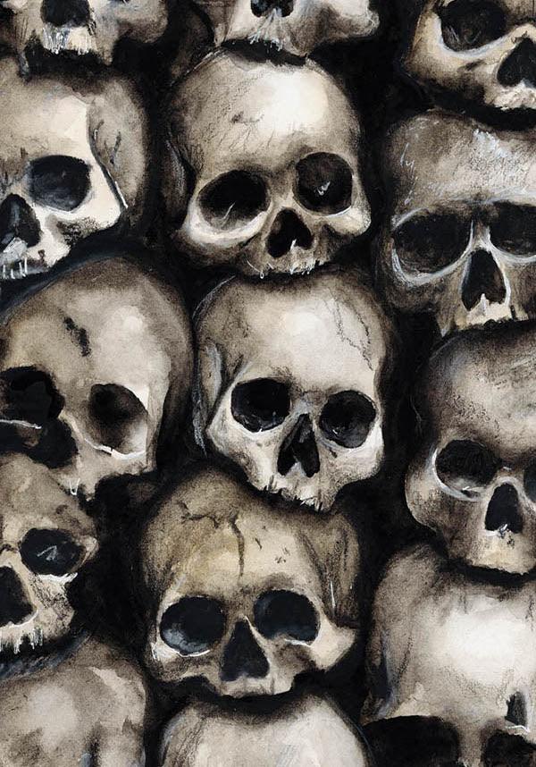 Catacombs | ART PRINT - Beserk - all, art, art print, black, black and white, christmas gift, christmas gifts, clickfrenzy15-2023, discountapp, fp, gift, gift idea, gift ideas, gifts, goth, gothic, gothic gifts, gothic homeware, gothic homewares, halloween, halloween decoration, halloween decorations, halloween homeware, halloween homewares, home, homeware, homewares, mens gift, mens gifts, office homewares, poster and tapestry, print, R170921, SEL0167, sep21, skull