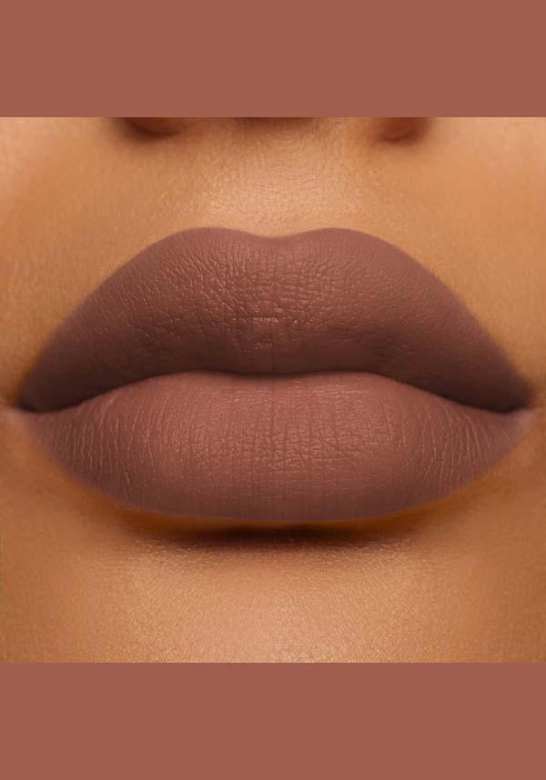 Shroom | VELVETINES LIQUID LIPSTICK - Beserk - all, brown, clickfrenzy15-2023, cosmetics, discountapp, fetish, formal, fp, grunge, labelvegan, lime crime, lime crime cosmetics, limecrimecore, lips, lipstick, liquid lipstick, nude, office, pinup, rockabilly, vegan