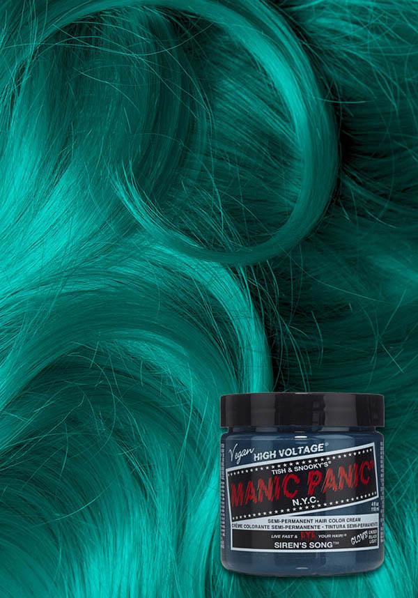 Siren's Song | CLASSIC COLOUR - Beserk - 420sale, all, clickfrenzy15-2023, cosmetics, cpgstinc, discountapp, dye, ebaymp, fp, green, hair, hair colour, hair dye, hair green, hair turquoise, labeluvreactive, labelvegan, manic panic, manic panic hair, mermaid, turquoise, uv, uv reactive, uvreactive, uvreactive1, vegan