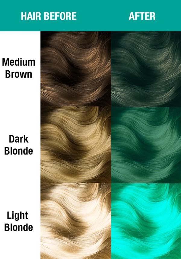 Siren&#39;s Song | CLASSIC COLOUR - Beserk - 420sale, all, clickfrenzy15-2023, cosmetics, cpgstinc, discountapp, dye, ebaymp, fp, green, hair, hair colour, hair dye, hair green, hair turquoise, labeluvreactive, labelvegan, manic panic, manic panic hair, mermaid, turquoise, uv, uv reactive, uvreactive, uvreactive1, vegan