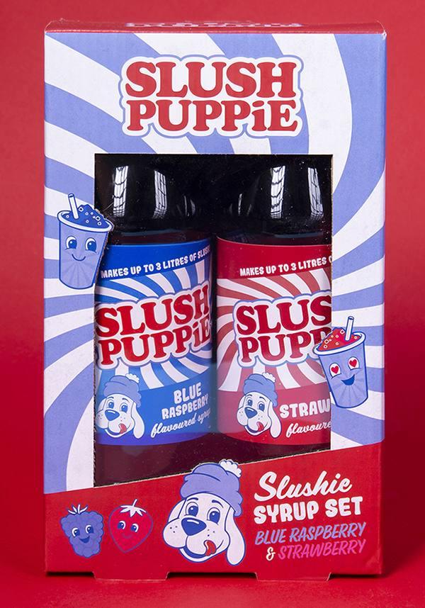 Slush Puppie | SYRUPS [2 PACK]* - Beserk - all, blue, cherry, clickfrenzy15-2023, cpgstinc, discountapp, drink, edibles, eofy2023, eofy2023thur22-25, gift, gift idea, gift ideas, gifts, googleshopping, home, homeware, homewares, nov22, R061122, raspberry, red, sale, set, slurpee, slushie, soft drink, syrup, williamvalentine, WV0003041