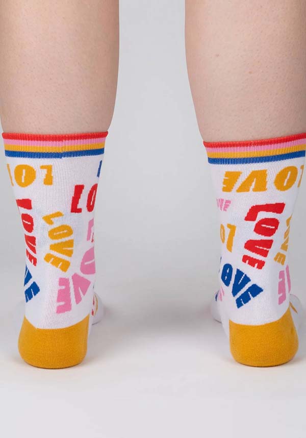 Love Love Love | CREW SOCKS*