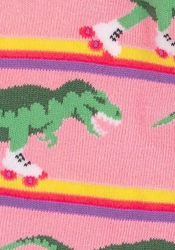 Rawr-ler Rink | CREW SOCKS - Beserk - all, all clothing, all ladies, all ladies clothing, clickfrenzy15-2023, cpgstinc, crew socks, derby, derby hosiery, dinosaur, dinosaurs, discountapp, fp, gift, gift idea, gifts, gifts socks, go4sports, hosiery and socks, jul20, ladies, ladies clothing, light pink, mens, mens clothing, mens socks, mens underwear and socks, pink, purple, roller derby, rollerderby, sock it to me, socks, winter, winter clothing, winter wear, women, yellow