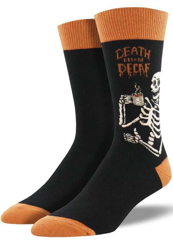 Socksmith Death Before Decaf Socks Mens Buy Online Australia