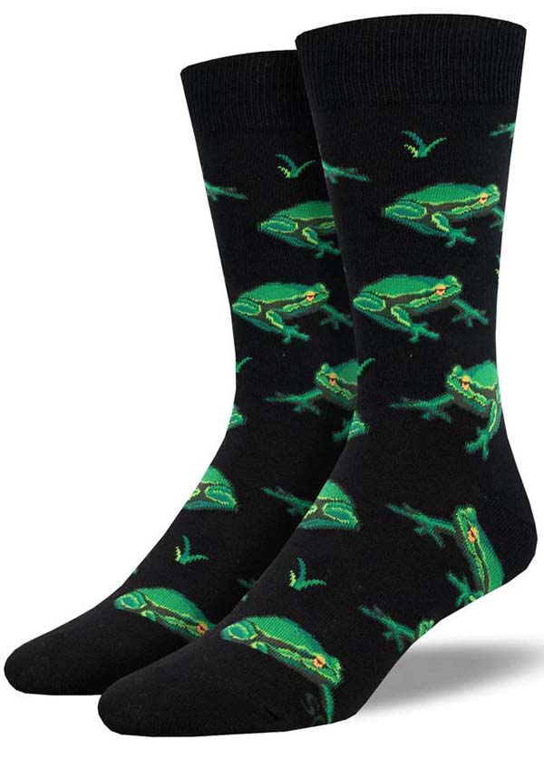 Night Frog [Black] | SOCKS MENS