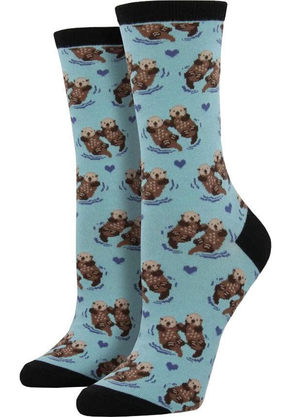 Significant Otter [Black/Chalk] | SOCKS - Beserk - all, all ladies, all ladies clothing, aug20, baby blue, blue, bobangles, clickfrenzy15-2023, colour:blue, cpgstinc, crew socks, discountapp, fp, gift, gift idea, gifts, gifts socks, hosiery and socks, ladies, ladies accessories, otter, socks, winter, winter clothing, winter wear