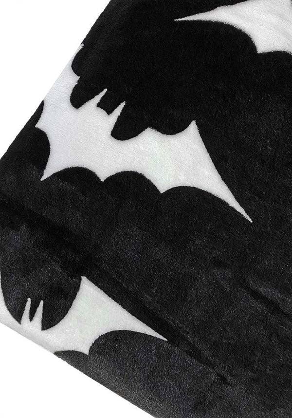 Luna Bats | FULL SIZE BLANKET^ - Beserk - all, all ladies, bat, bats, bed, bed linen, bedding, bedroom, black and white, blanket, christmas gift, christmas gifts, clickfrenzy15-2023, discountapp, feb23, fp, gift, gift idea, gift ideas, gifts, googleshopping, goth, goth homeware, goth homewares, gothic, gothic gifts, gothic homeware, gothic homewares, home, homeware, homewares, house, housewarming, ladies, mothers day, mothersday, R080223, sourpuss, spooky, SPPWS2264