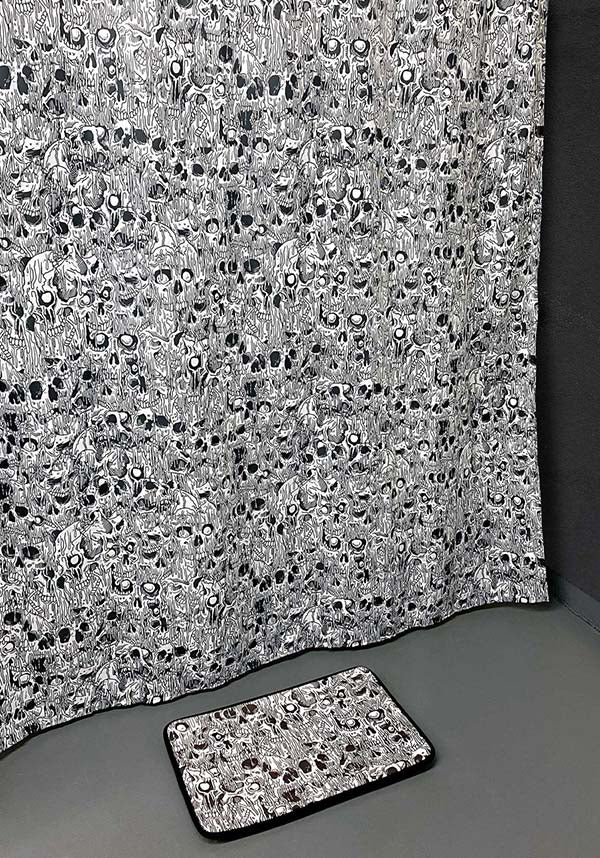 Melting Skulls | SHOWER CURTAIN