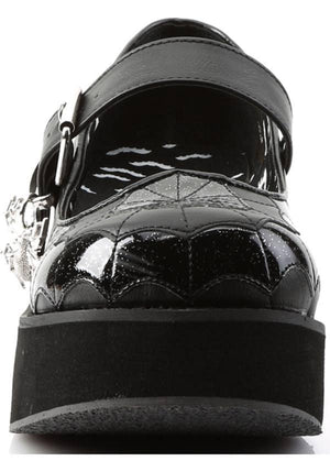 Demonia Shoes - SPRITE-05 Black Vegan Leather - Buy Online Australia