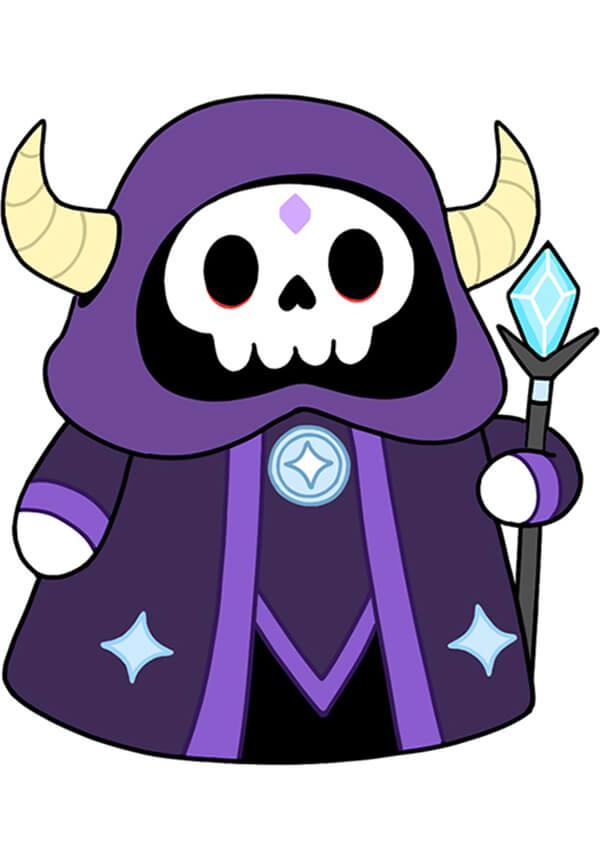 Lich [Mini] | PLUSH - Beserk - all, discountapp, fp, googleshopping, goth homeware, gothic homeware, gothic homewares, halloween homeware, halloween homewares, home, homeware, homewares, kawaii, kids homewares, kids plush, kids toy, may23, plush, plush toy, plush toys, plushies, plushy, pop culture homewares, purple, R140523, skull, skulls, soft plush, soft toy, SQSO506347, SQSO554331, toy, toys