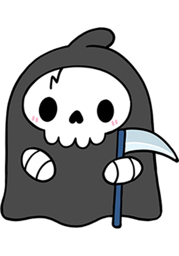 Reaper [Mini] | PLUSH - Beserk - all, christmas gift, christmas gifts, cute, discountapp, fp, gift, gift idea, gift ideas, gifts, googleshopping, gothic gifts, grey, kawaii, kids gift, kids gifts, kids plush, may23, plush, plush toy, plush toys, plushies, plushy, R140523, reaper, skull, skulll, skulls, soft plush, SQSO554331