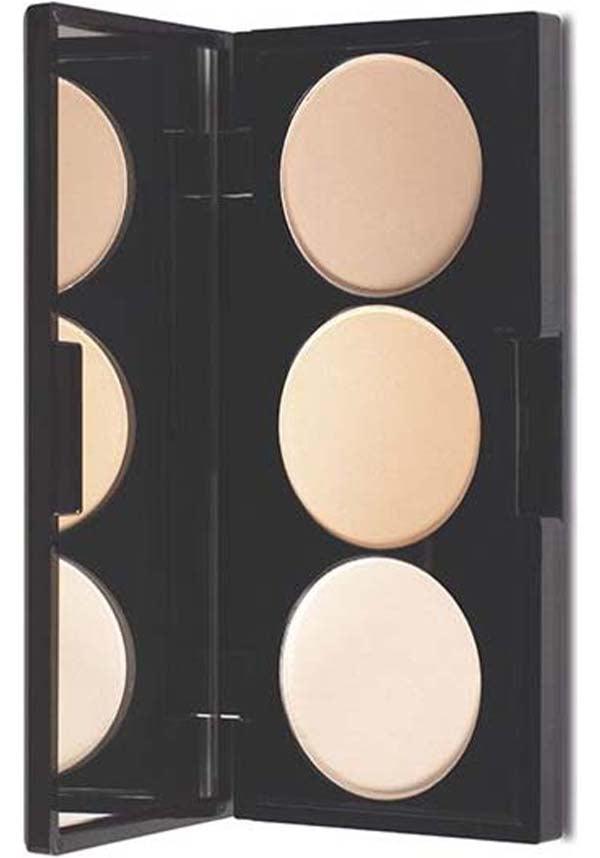 Light | CONTOUR PALETTE - Beserk - all, aug19, beserkstaple, clickfrenzy15-2023, contour, cosmetics, discountapp, face, fp, light, make up, makeup, nude, stargazer, stargazer cosmetics