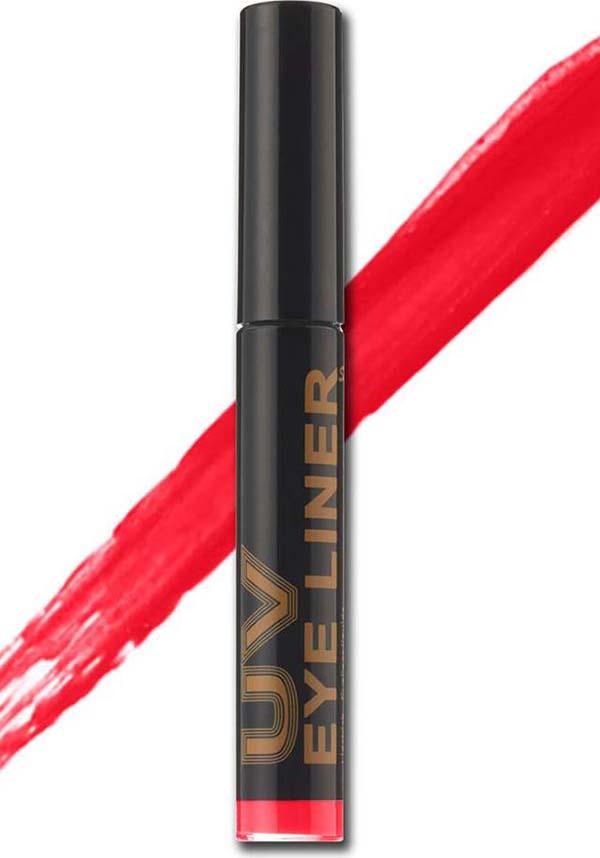 Neon Red | LIQUID EYELINER - Beserk - all, christmas cosmetics, clickfrenzy15-2023, cpgstinc, discountapp, eyeliner, eyes, fp, halloween makeup, labeluvreactive, liquid eyeliner, make up, makeup, may20, neon, red, special fx makeup, stargazer, stargazer cosmetics, uv, uv reactive, uvreactive, uvreactive1