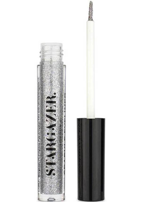 Sparkle Glitter [Silver] | LIQUID EYELINER - Beserk - all, clickfrenzy15-2023, cosmetic glitter, cosmetics, cruelty free, discountapp, eye, eyeliner, fp, glitter, jan21, labelvegan, liner, liquid eyeliner, make up, makeup, pearl, silver, sparkle, sparkly, stargazer, stargazer cosmetics, vegan