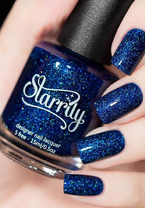 Diamond Rain | NAIL POLISH - Beserk - all, blue, clickfrenzy15-2023, cosmetic glitter, cosmetics, dark, discountapp, fp, glitter, labelvegan, mar19, nail, nail art, nail polish, nail varnish, nails, polish, polishes, pricematchedmac, repriced080623, starrily, varnish, vegan