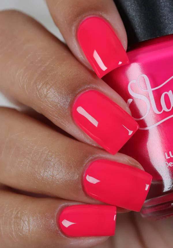 Helium (He) | NAIL POLISH - Beserk - all, colour:pink, cosmetics, cruelty free, cruetly free, discountapp, fp, glow in the dark, googleshopping, hot pink, jun23, labelnew, labeluvreactive, labelvegan, mothers day, mothersday, mothersdayselfcare, nail, nail art, nail artist, nail polish, nail polishes, nail varnish, nails, neon, neon pink, pink, polish, polishes, R180623, STA127, uv, uv reactive, uv_reactive, uvreactive, varnish, vegan