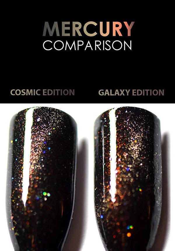 Mercury [Galaxy Edition] | NAIL POLISH - Beserk - all, black, clickfrenzy15-2023, copper, cosmetics, discountapp, fp, glitter, holo, holographic, jun21, labelvegan, nail, nail art, nail artist, nail polish, nail varnish, nails, polish, polishes, R150621, shimmer, starrily, varnish, vegan