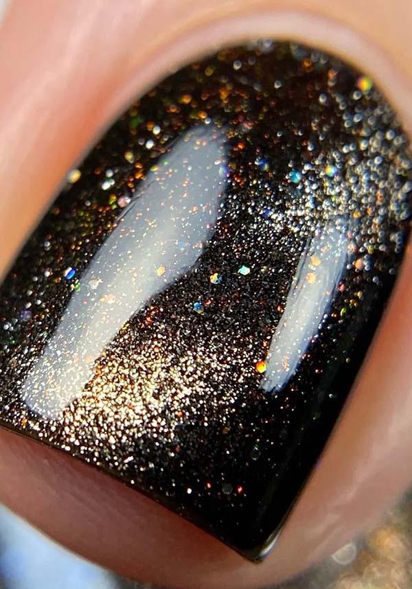Mercury [Galaxy Edition] | NAIL POLISH - Beserk - all, black, clickfrenzy15-2023, copper, cosmetics, discountapp, fp, glitter, holo, holographic, jun21, labelvegan, nail, nail art, nail artist, nail polish, nail varnish, nails, polish, polishes, R150621, shimmer, starrily, varnish, vegan