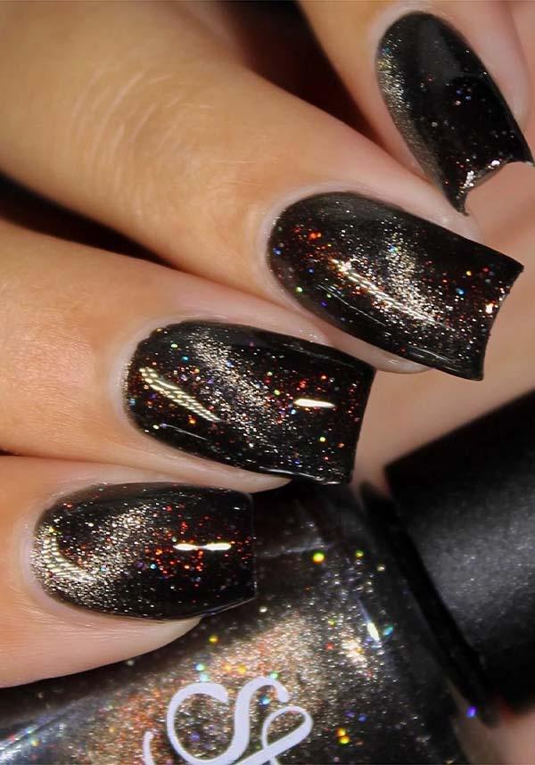 Mercury [Galaxy Edition] | NAIL POLISH - Beserk - all, black, clickfrenzy15-2023, copper, cosmetics, discountapp, fp, glitter, holo, holographic, jun21, labelvegan, nail, nail art, nail artist, nail polish, nail varnish, nails, polish, polishes, R150621, shimmer, starrily, varnish, vegan