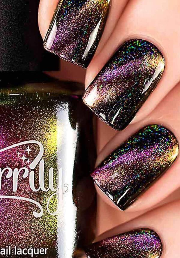 Nova Beam | NAIL POLISH - Beserk - all, black, clickfrenzy15-2023, colourful, cosmetic glitter, cosmetics, discountapp, fp, glitter, gothic, holographic, labelvegan, ladies, nail, nail art, nail polish, nail varnish, nails, oct19, orange, pink, polish, polishes, purple, starrily, varnish, vegan, yellow