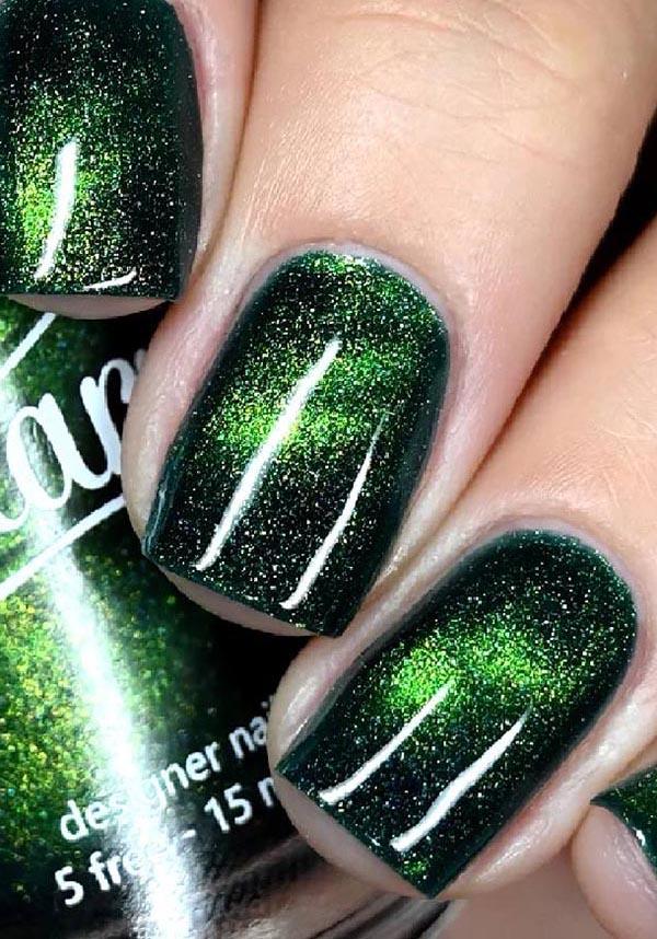 Pluto | NAIL POLISH - Beserk - all, clickfrenzy15-2023, cosmetics, cruelty free, cruetly free, discountapp, fp, glitter, googleshopping, green, holo, holographic, labelvegan, nail, nail art, nail polish, nail polishes, nail varnish, nails, polish, polishes, R160922, sep22, sparkle, STA115, starrily, varnish, vegan