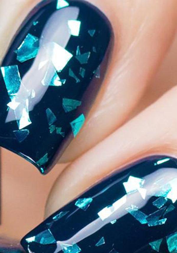 Sea Glass | NAIL POLISH - Beserk - all, blue, clickfrenzy15-2023, cosmetic glitter, cosmetics, discountapp, fp, glitter, labelvegan, mar19, nail, nail art, nail polish, nail varnish, nails, polish, polishes, repriced080623, starrily, varnish, vegan