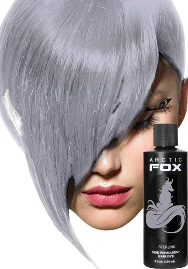 Sterling | HAIR COLOUR [236ml] - Beserk - all, arctic fox, artic fox, clickfrenzy15-2023, cosmetics, discountapp, fp, goth, gray, grey, hair colour, hair dye, hair grey, hair silver, labelvegan, lethal industries, silver, vegan
