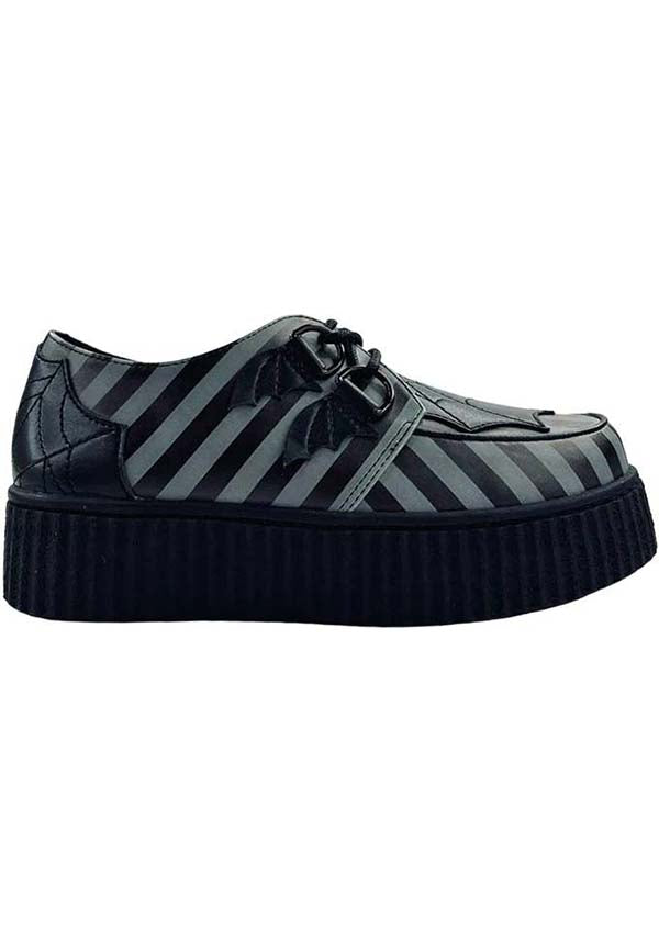 Krypt Web Stripe [Grey/Black] | CREEPERS**