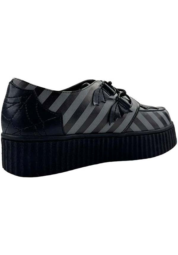 Krypt Web Stripe [Grey/Black] | CREEPERS**