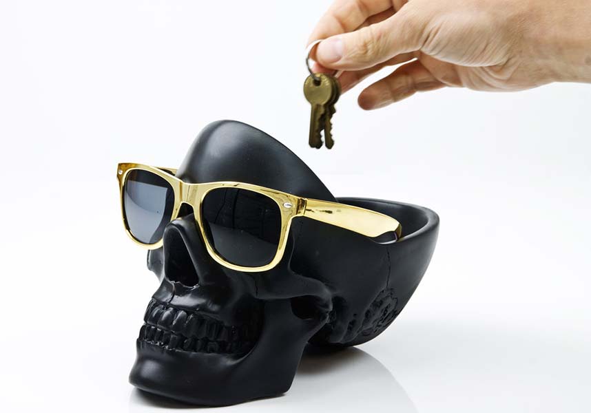 Skull | BOWL [BLACK]