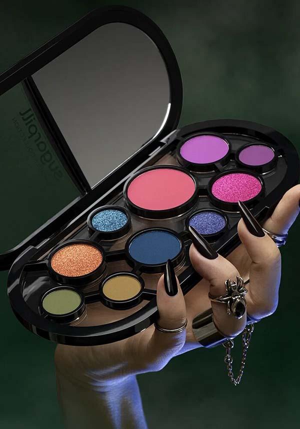 Capsule Collection [Black Edition] | PALETTE - Beserk - all, beserkstaple, black, clickfrenzy15-2023, cosmetics, discountapp, eyes, eyeshadow, eyeshadow pressed, feb21, fp, gift, gift idea, gift ideas, gothic, gothic gifts, halloween makeup, labelvegan, make up, makeup, multicolour, palette, pill, sugarpill, vegan