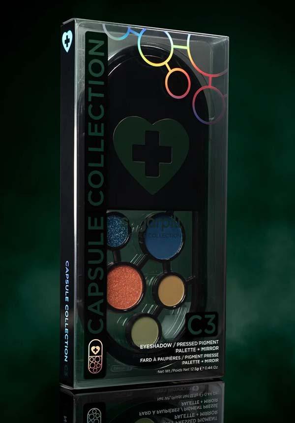 Capsule Collection [Black Edition] | PALETTE - Beserk - all, beserkstaple, black, clickfrenzy15-2023, cosmetics, discountapp, eyes, eyeshadow, eyeshadow pressed, feb21, fp, gift, gift idea, gift ideas, gothic, gothic gifts, halloween makeup, labelvegan, make up, makeup, multicolour, palette, pill, sugarpill, vegan